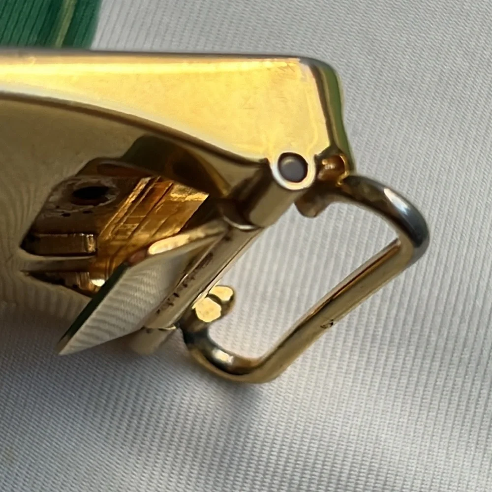 Dunhill Logo Gold silver Tone Belt Buckle for 1.1” belt